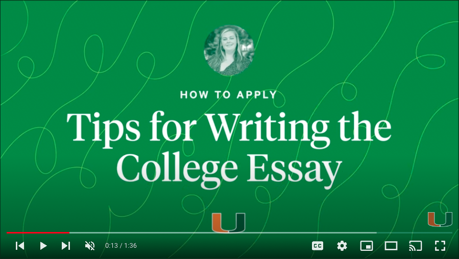 Tips for writing the essay